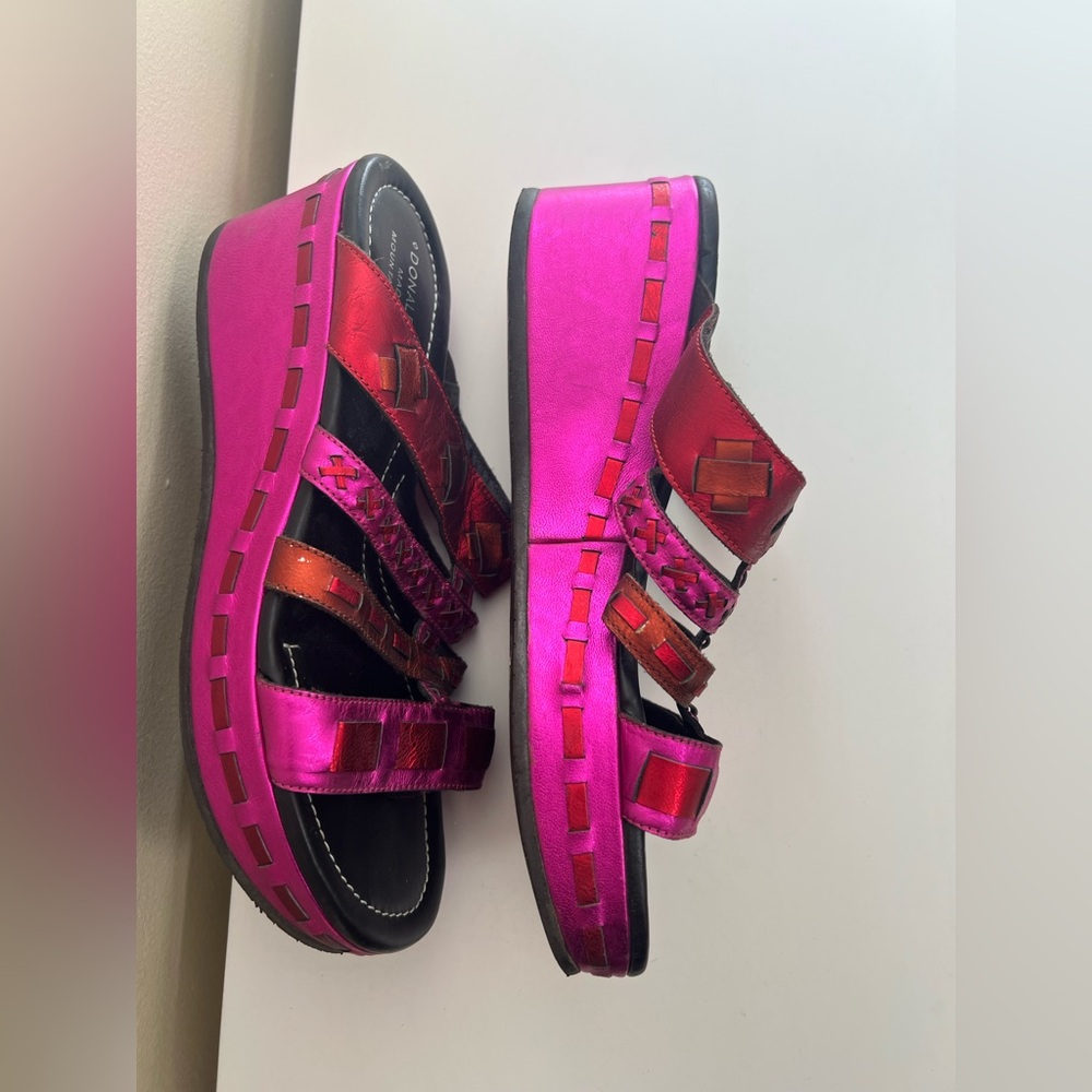 Donald Pliner Colorful Women's Wedge Sandals - Picture 6 of 10